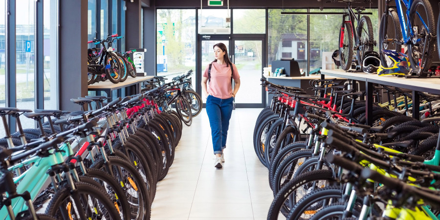 Overall bicycle sales in Europe fell by 17% between 2022 and 2023.