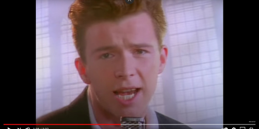 The 'Rickroll' Music Video Has Hit a Billion Views on