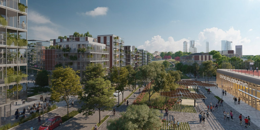 Une image de ce à quoi pourrait ressembler le projet Madrid Nuevo Norte