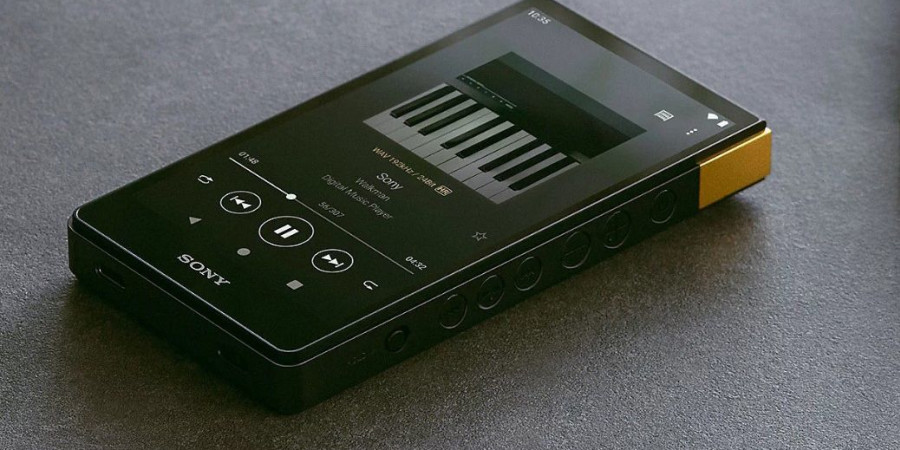 Le nouveau baladeur numerique Walkman Sony diffusant de la musique 